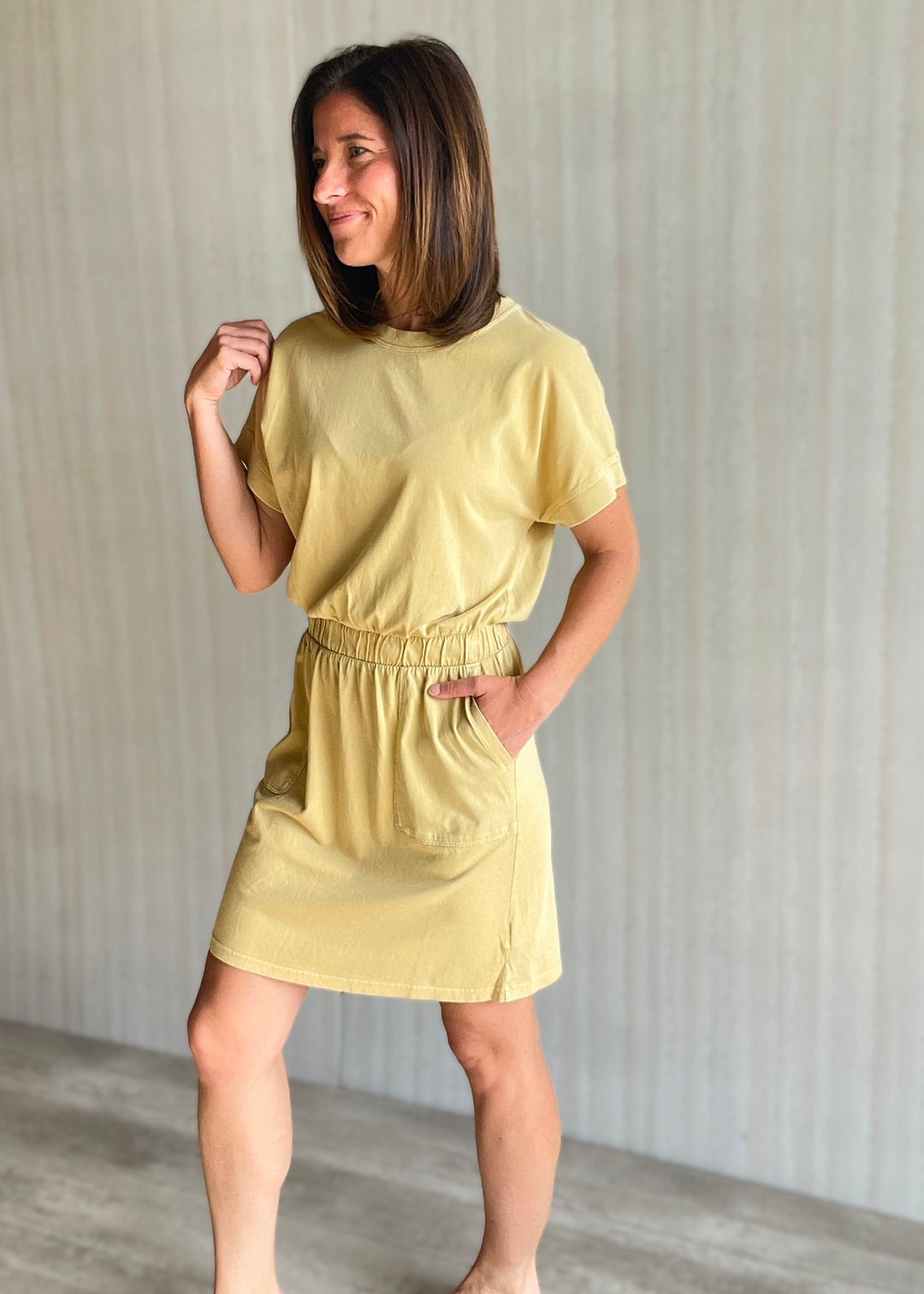 Women's Casual Butter Yellow Dress | Summer Dresses
