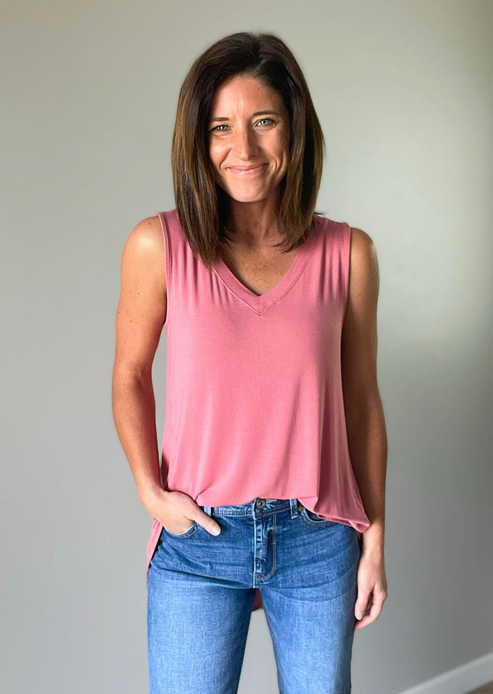 Rose Luxe Hi-Low Tank
