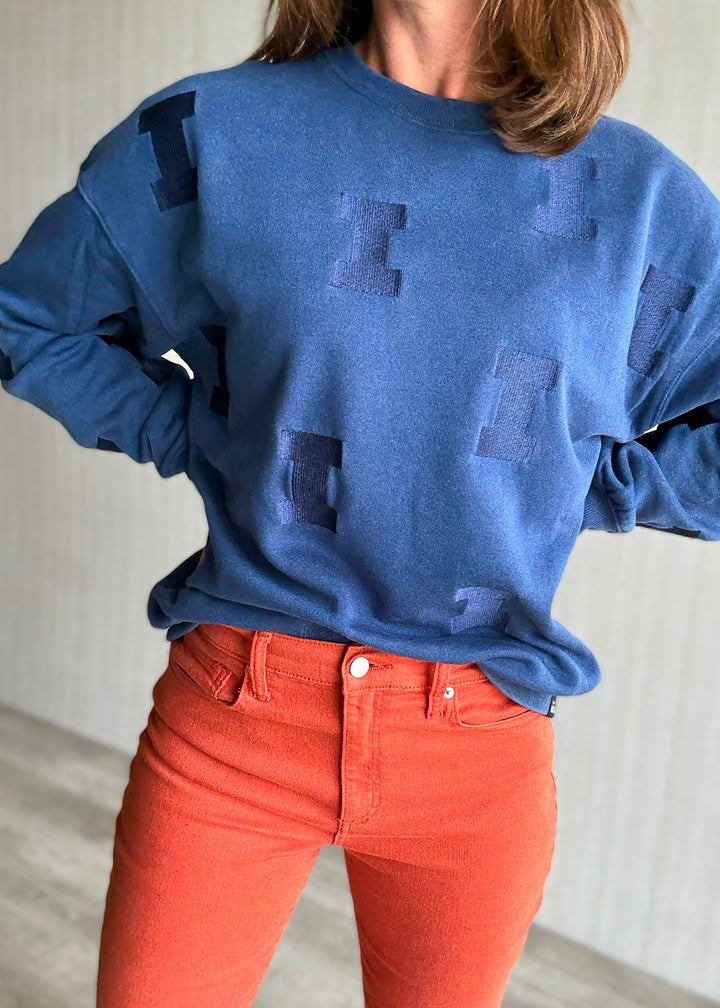 Orange High Rise Scissor Cut Hem Straight Leg Jeans  | Orange Game Day Pants