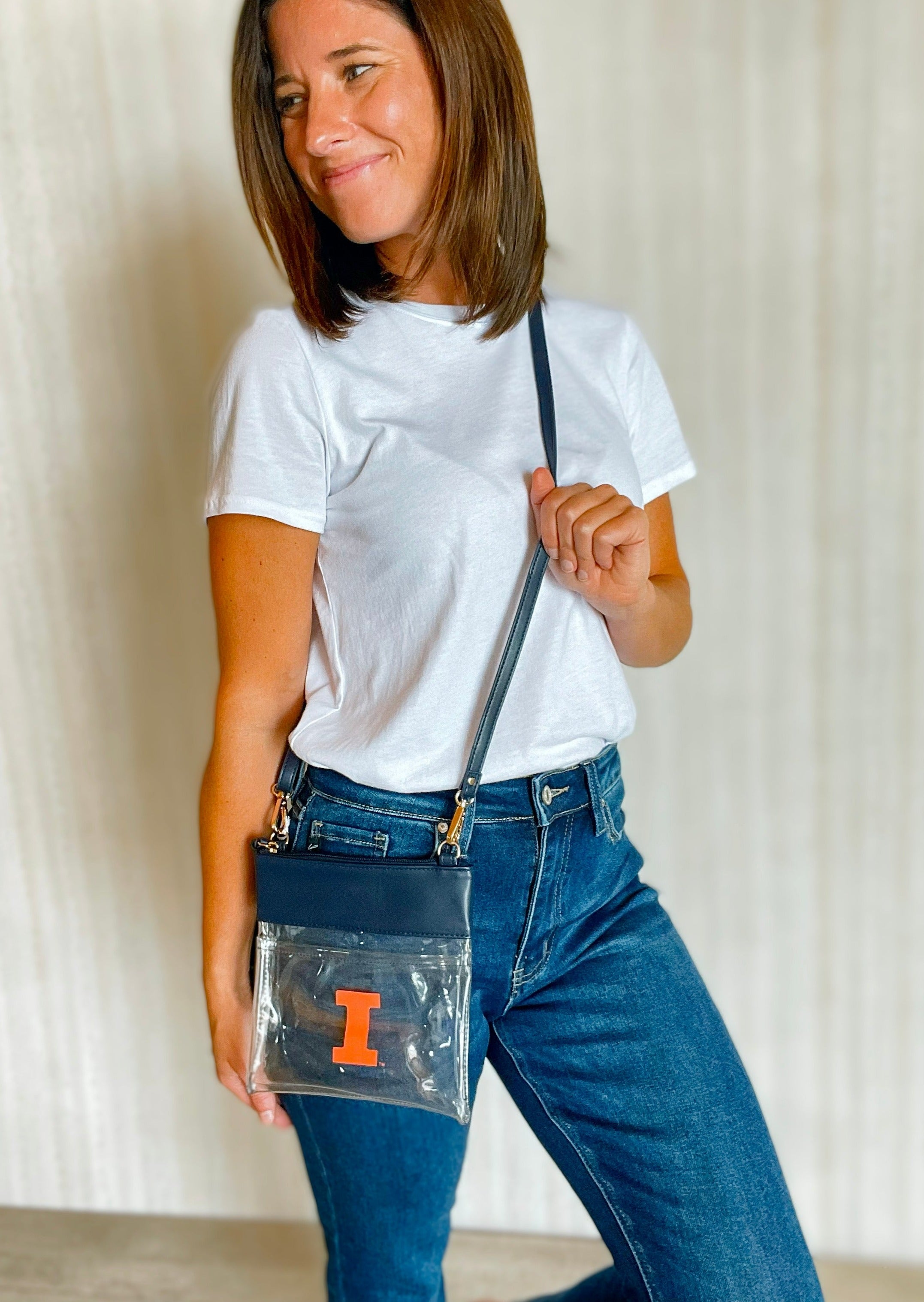 Illinois Clear Game Day Crossbody Bag – Embolden