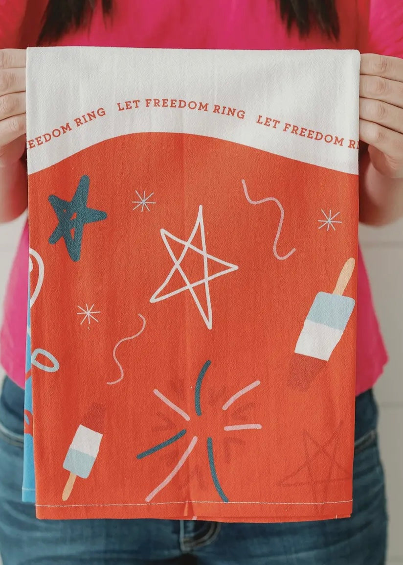 ***Let Freedom Ring Kitchen Hand Towel