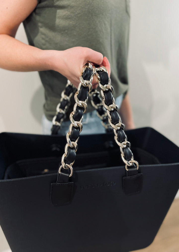Black Chain Straps for Versa Tote