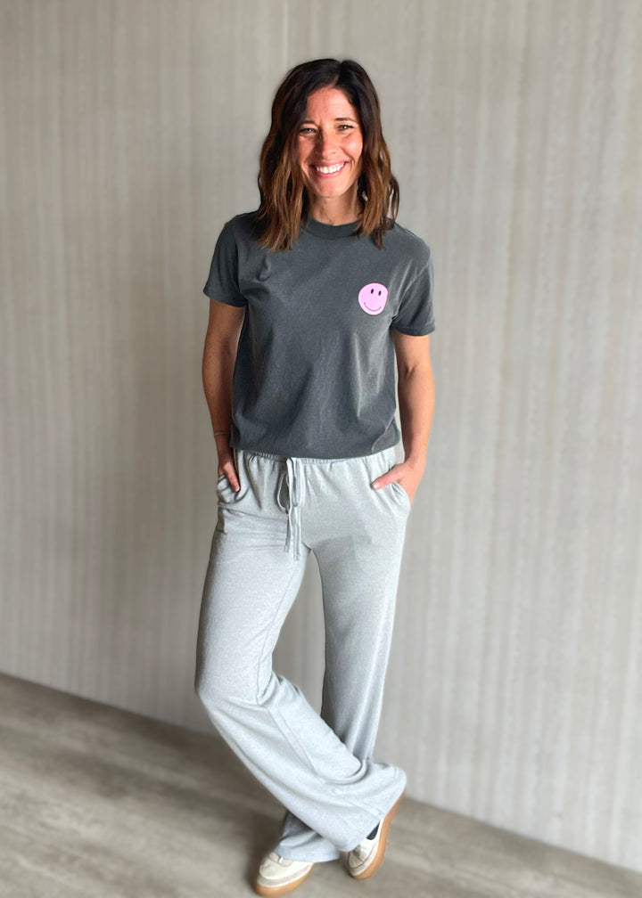 Women's Light Gray Lounge Pants | 
Comfy athleisure pants
