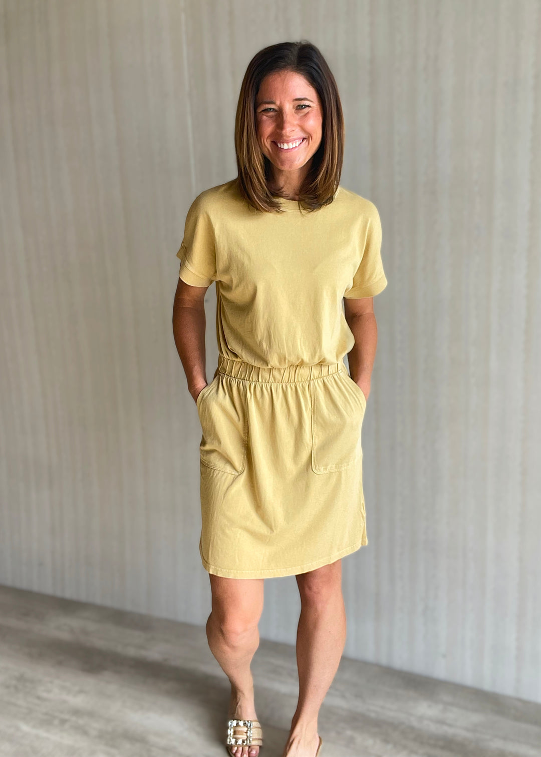 Women's Casual Butter Yellow Dress | Summer Dresses