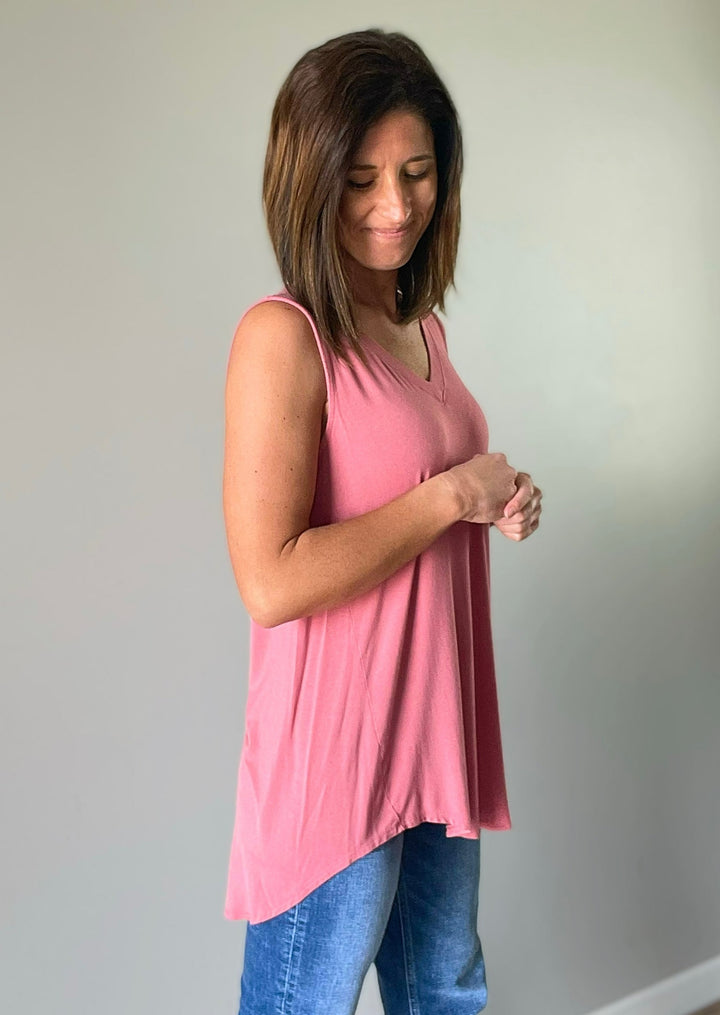 Rose Luxe Hi-Low Tank