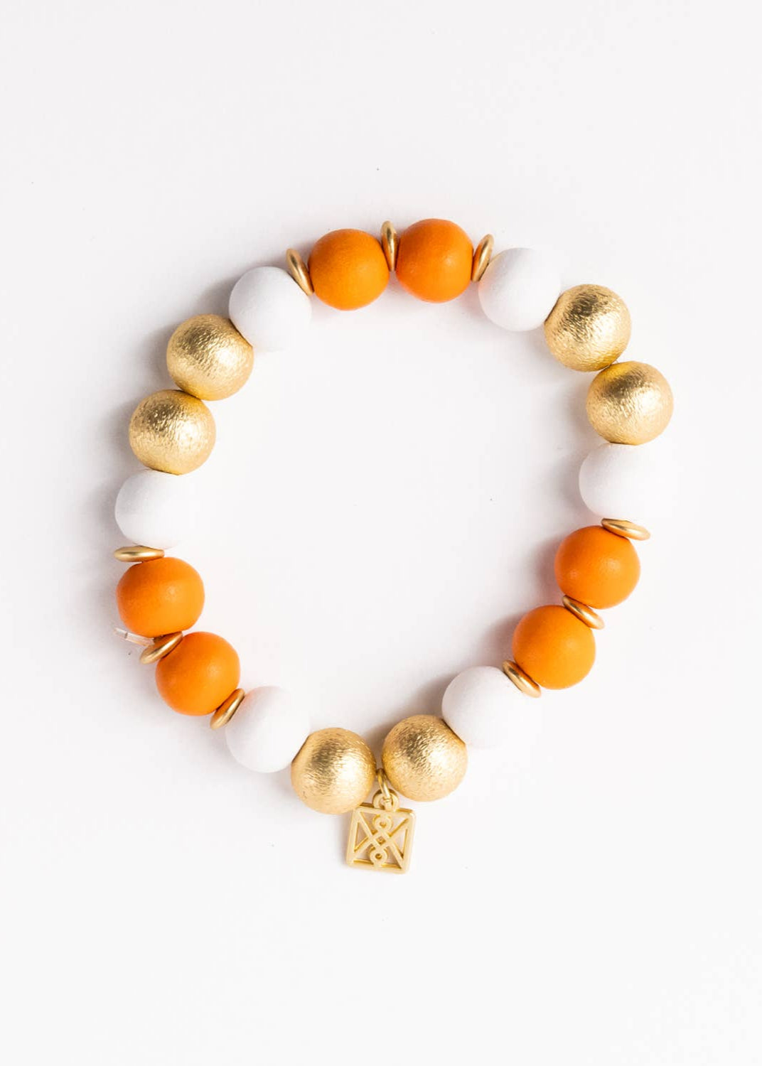 The Nori Bracelet (Orange & White)