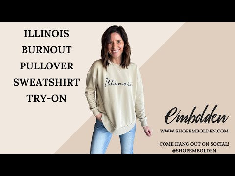 Illinois Burnout Pullover