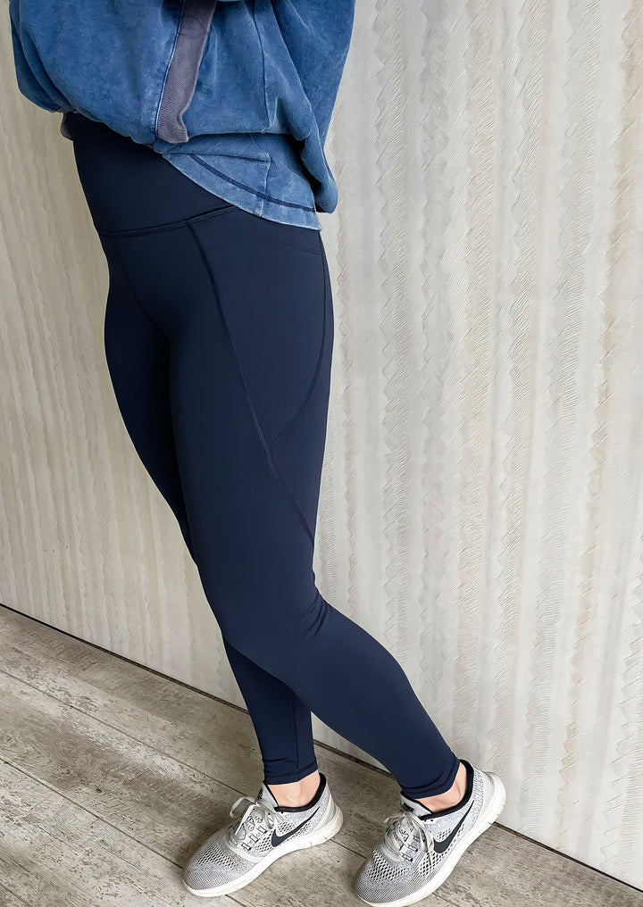 Women's Navy Leggings