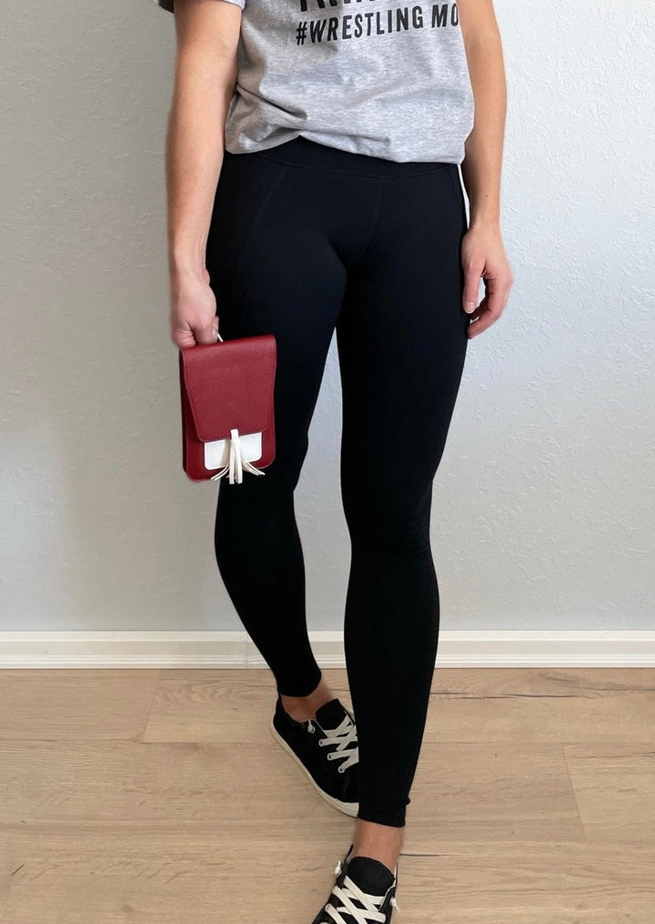 Maroon/White Team Spirit Crossbody