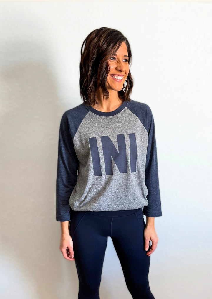 I-N-I Baseball Raglan Tee