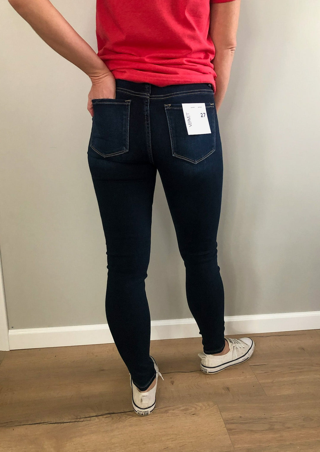 Amber Mid-Rise Ankle Skinny Jeans