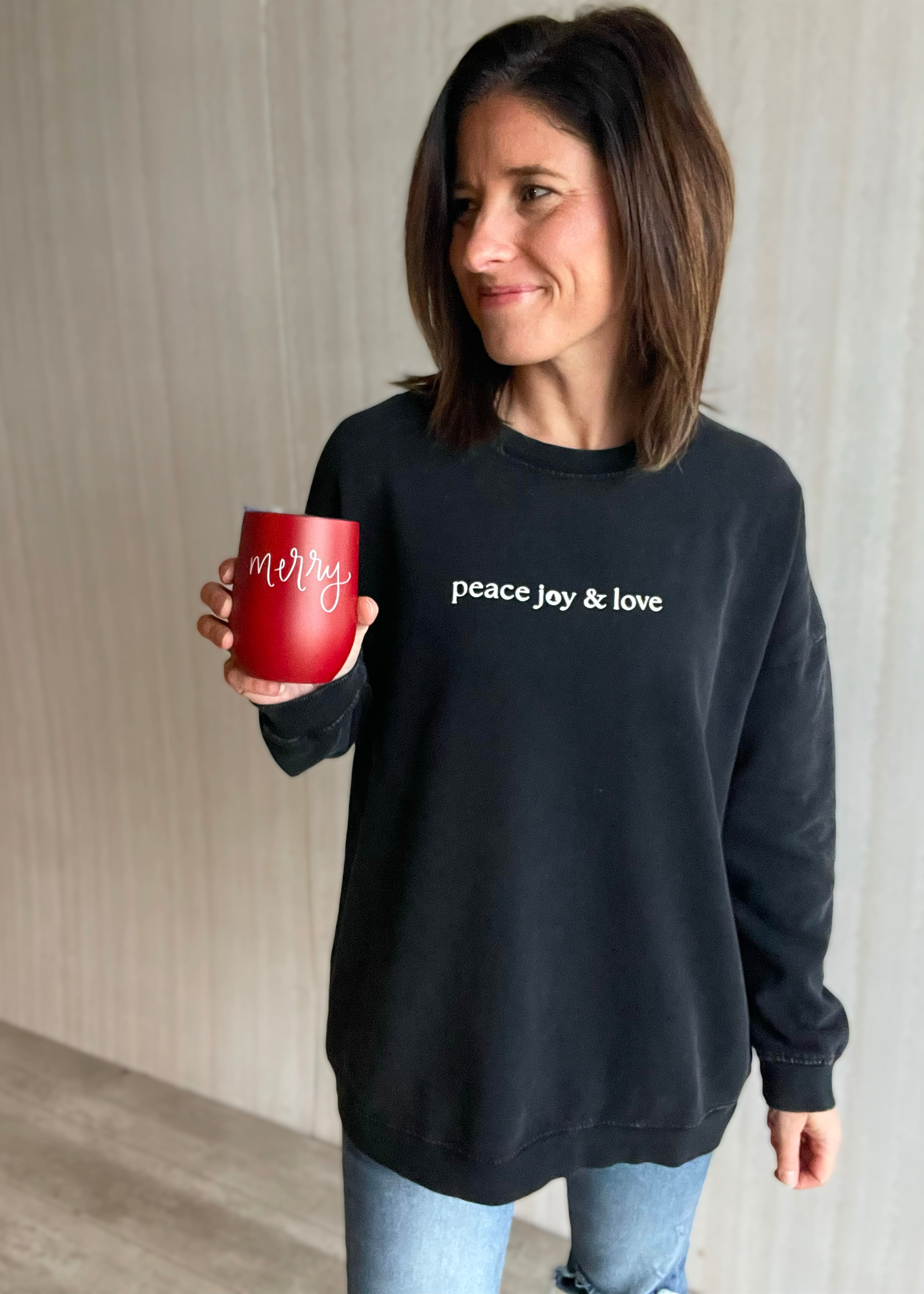 Peace, Joy, Love Sweatshirt – Embolden