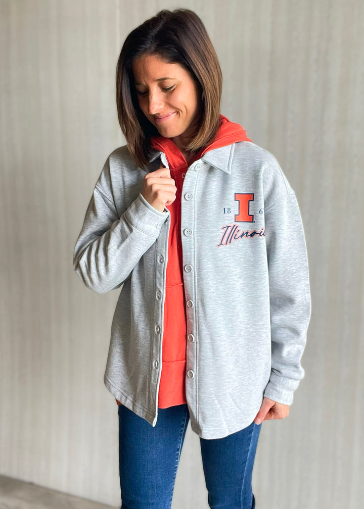 Women's Illinois Shacket 2.0