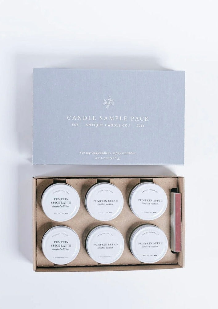Fall candle sample pack | Pumpkin Candle Set