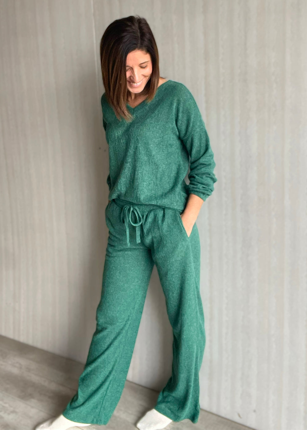 Women's Comfy Green Lounge Pajama Set