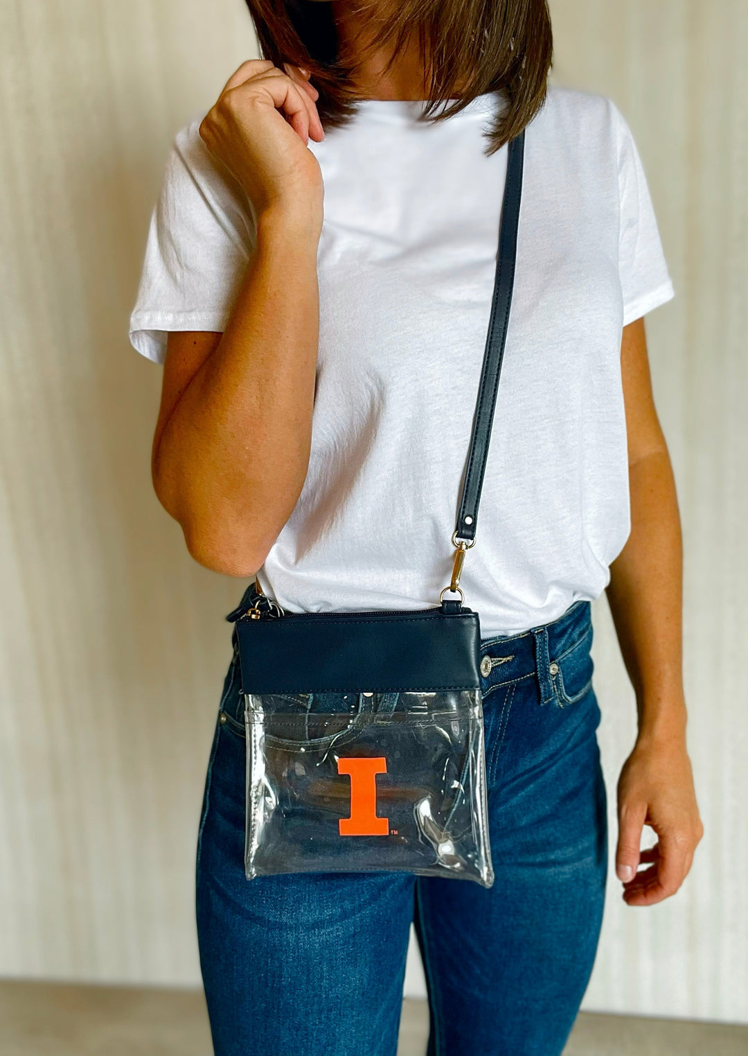 Illinois Clear Game Day Crossbody Bag – Embolden