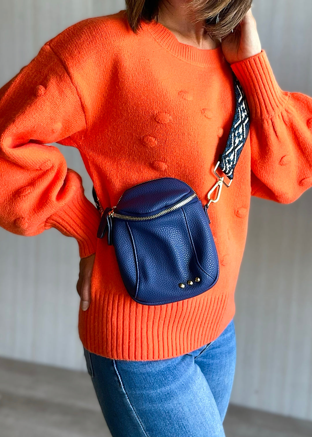 Pretty Simple - Navy Ellie Crossbody Bag