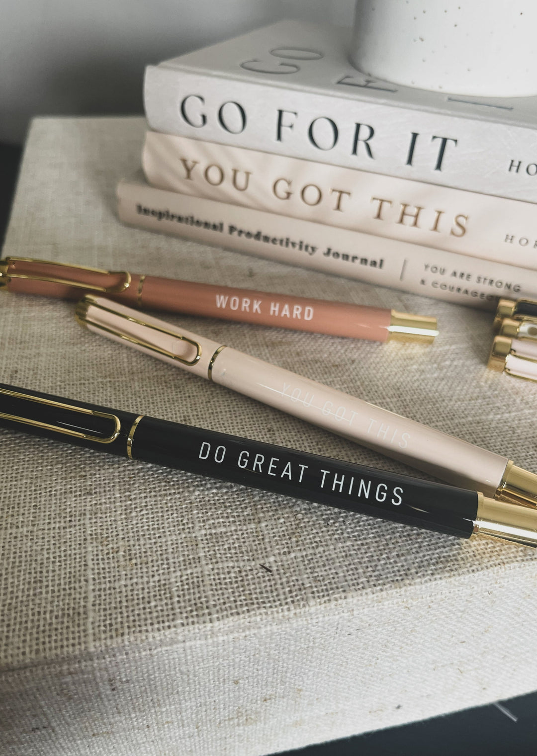 Motivational Refillable Pen Set | Chic Pens for Women