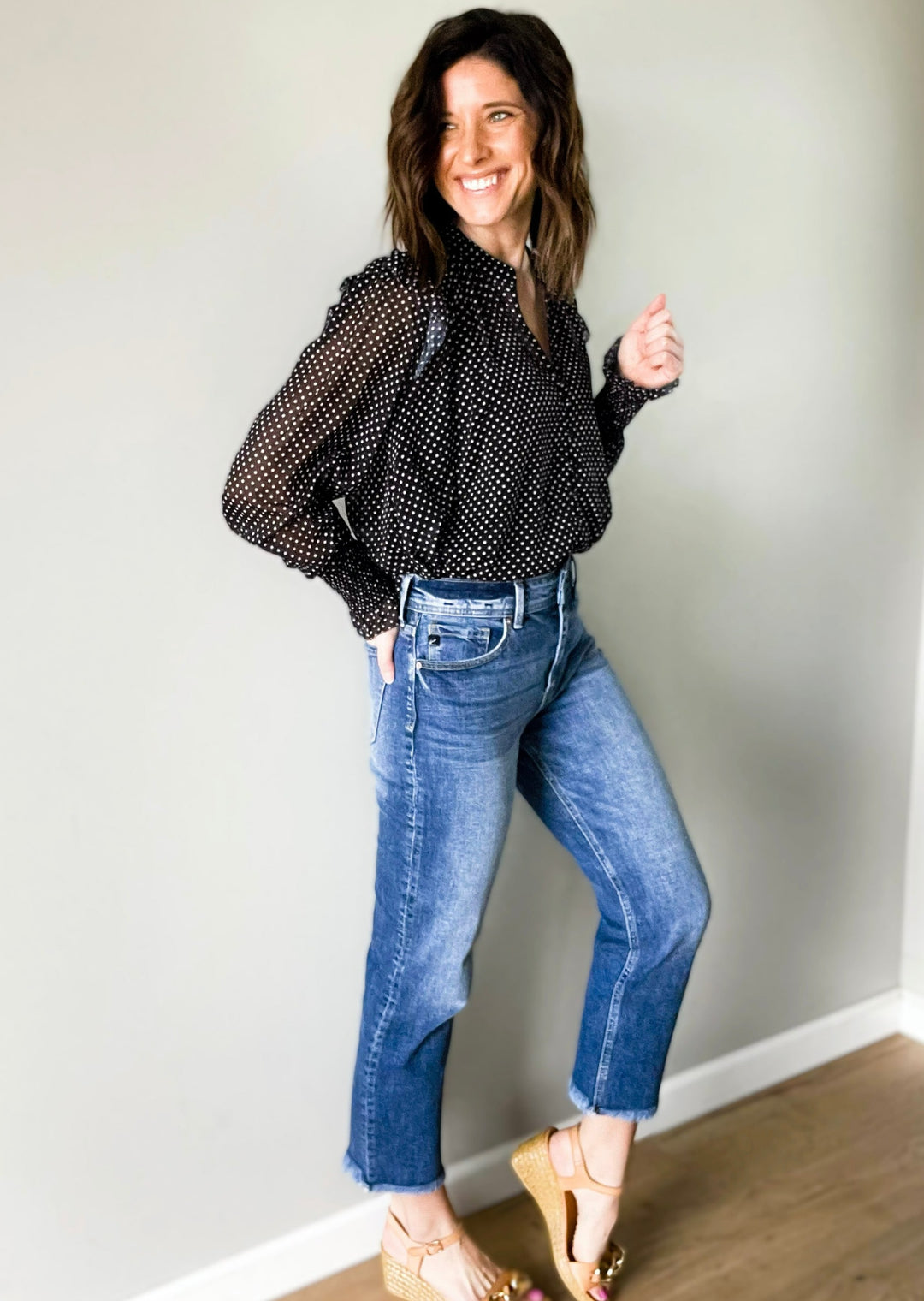 High Rise Slim Straight Medium Wash Jeans | KanCan Women's Jeans sold at Embolden Boutique based out of Central Illinois