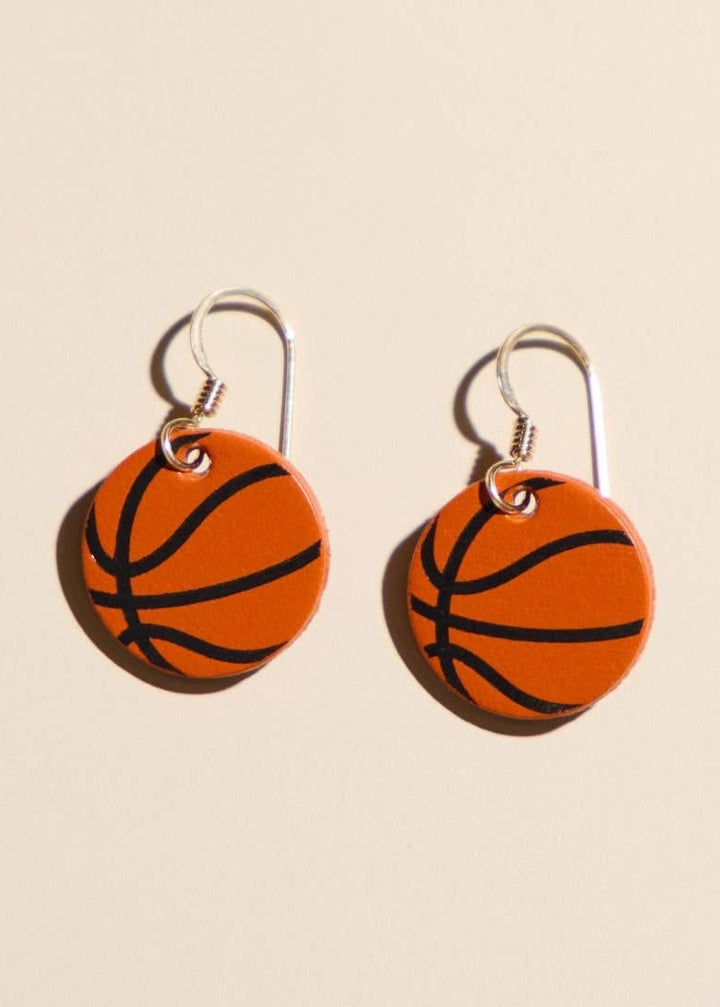 Basketball Earrings