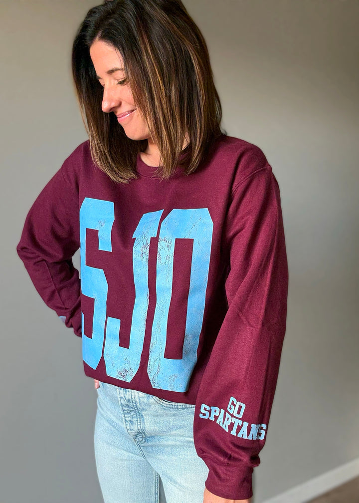 SJO Spartans Cuff Sweatshirt 4.0