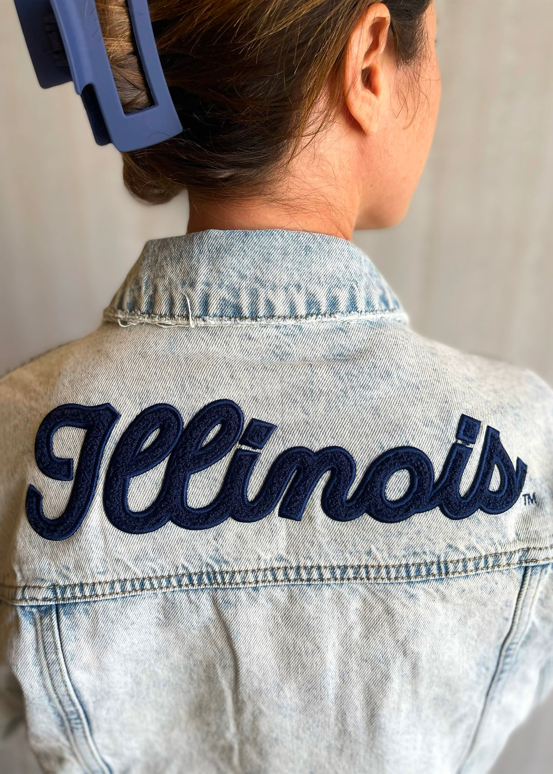 Women's Cropped Illinois Jean Jacket