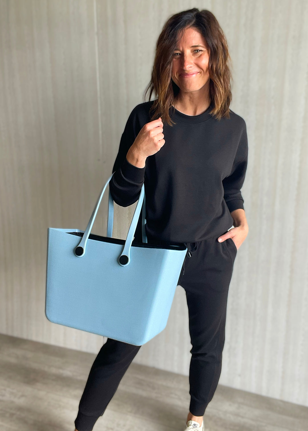 Jen & Co Carrie Versa Tote (Light Blue) | Bogg Bag alternative