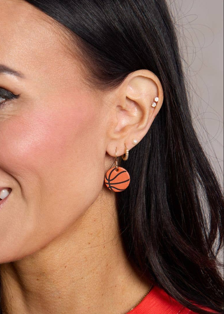 Basketball Earrings