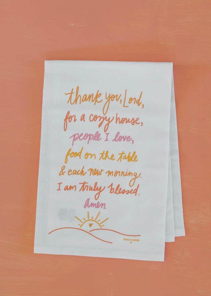 Thank You Lord Kitchen Towel