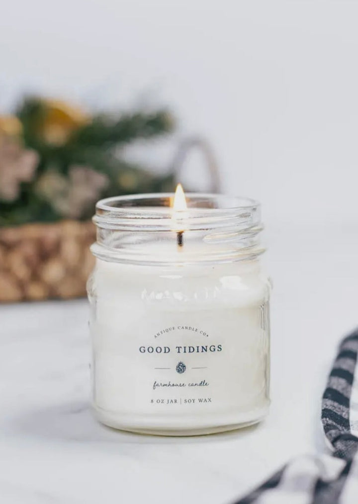 Christmas candle gifts - good tidings