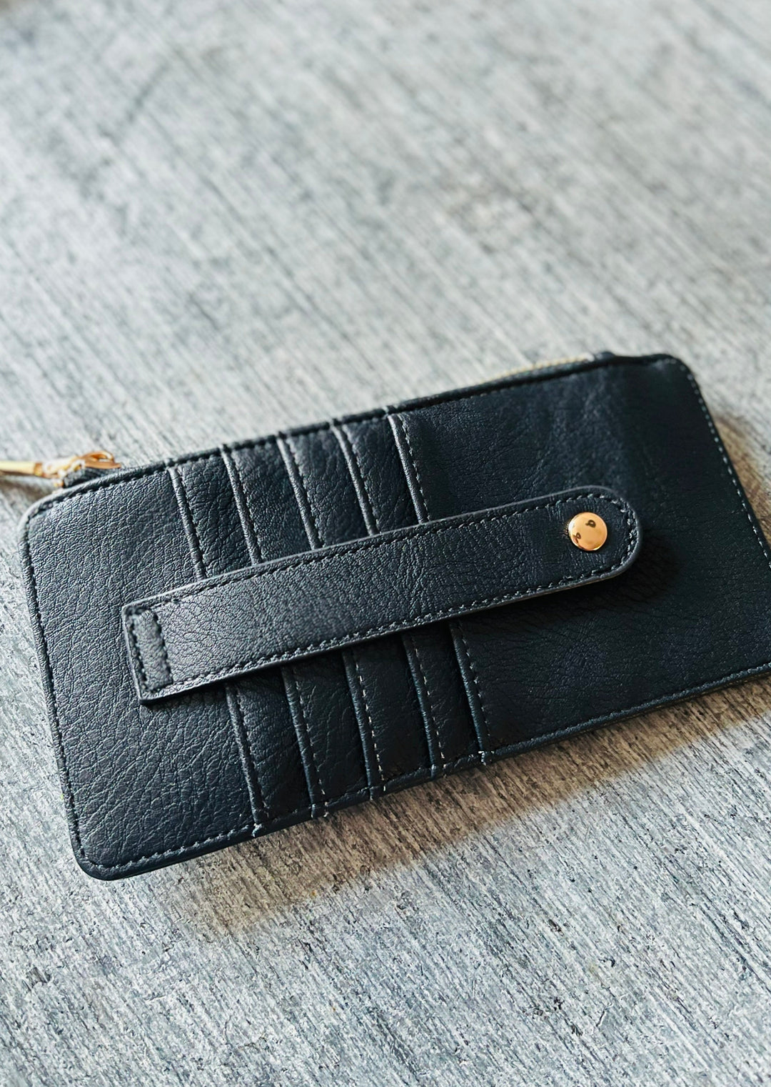 Black Slim Card Holder Wallet