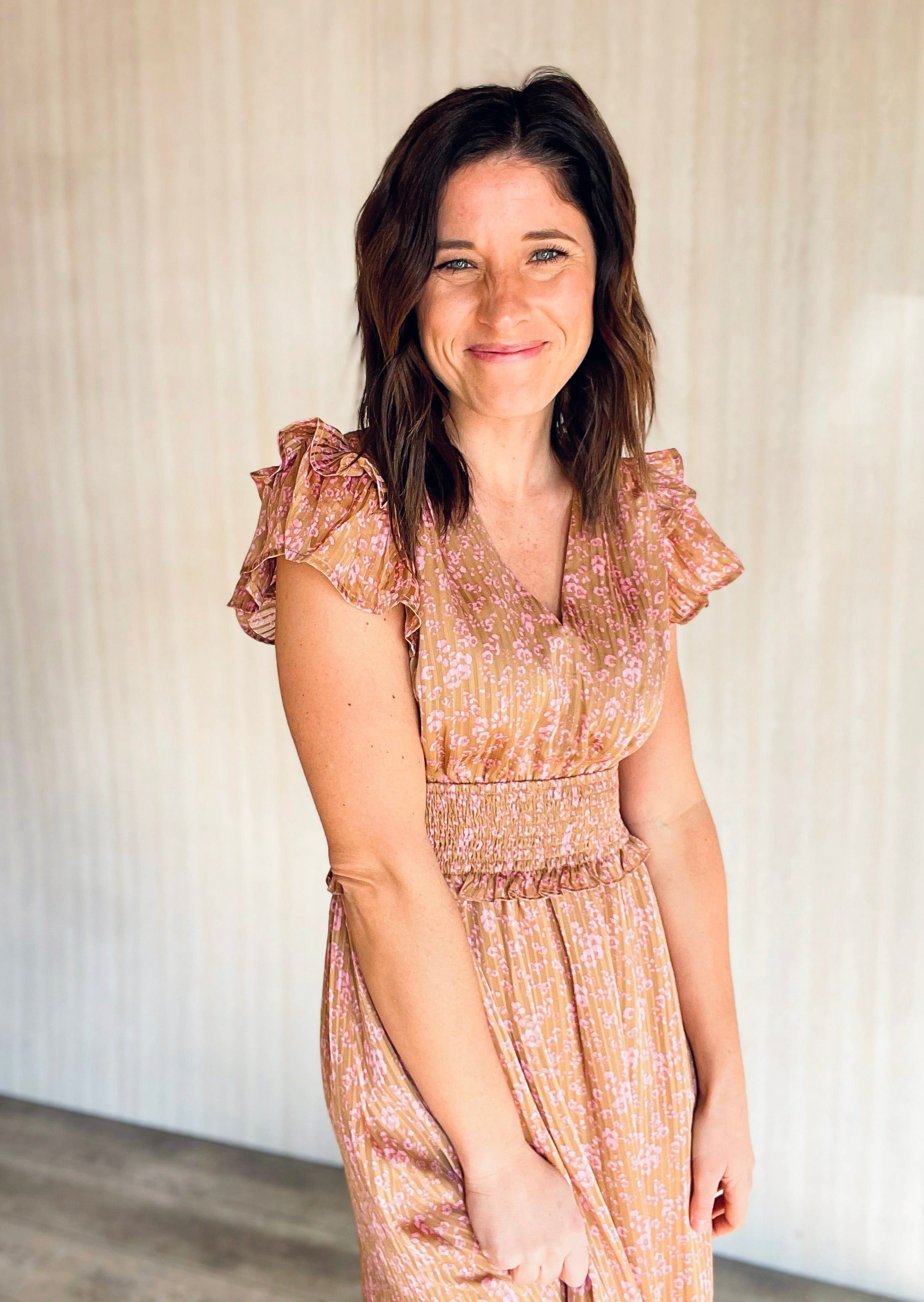 Pleated Print Maxi Dress – Embolden Pleated Print Maxi Dress – Embolden