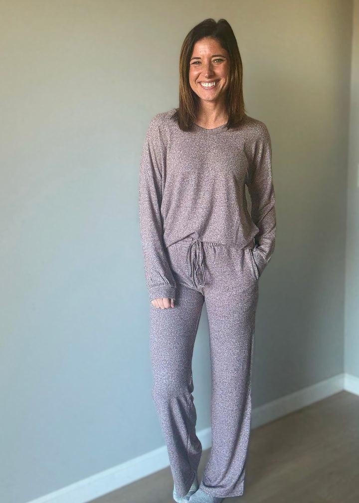 Women's Light Brown Comfhy Pajama Set