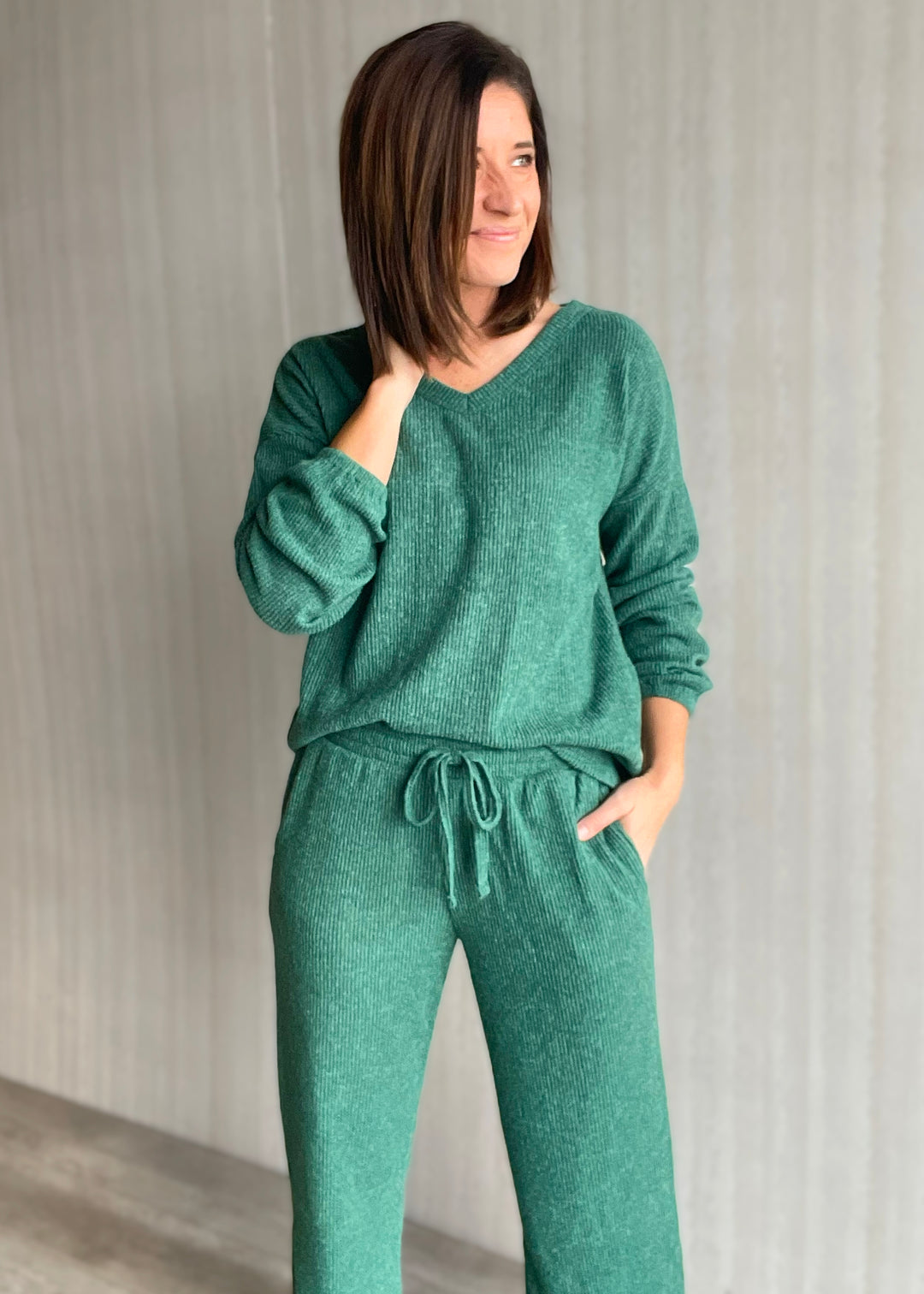 Women's Comfy Green Lounge Pajama Set