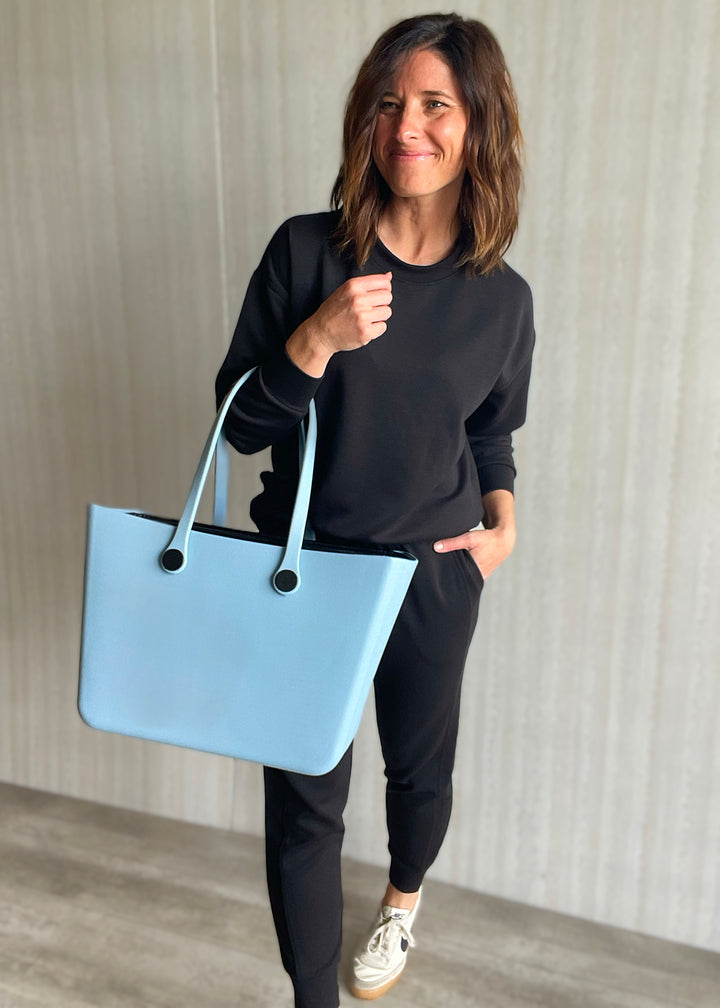 Jen & Co Carrie Versa Tote (Light Blue) | Bogg Bag alternative