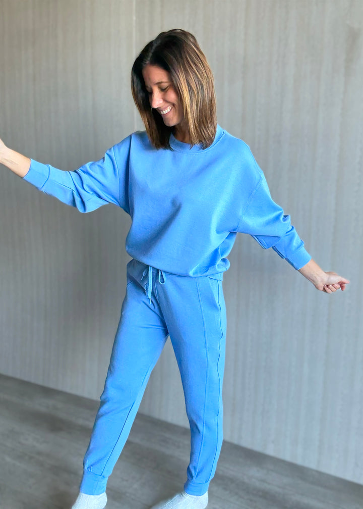 Women's Columbia Blue Scuba Jogger Set