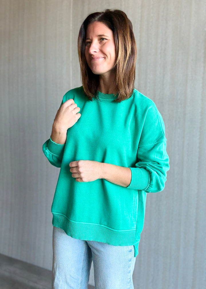 Forest Green Pullover