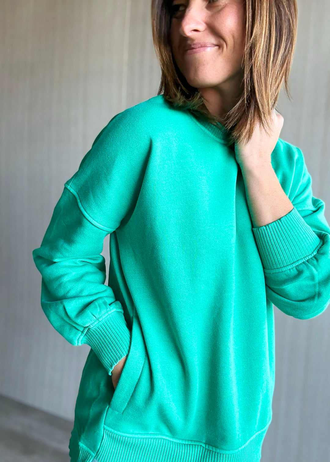 Forest Green Pullover