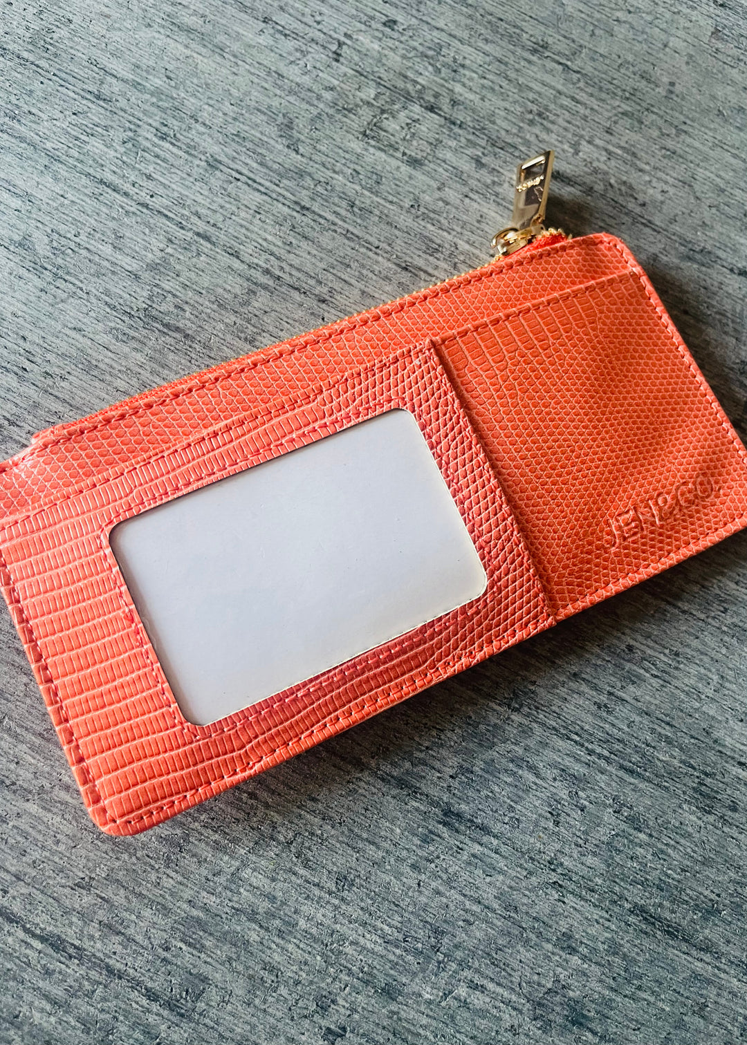 Coral Slim Card Holder