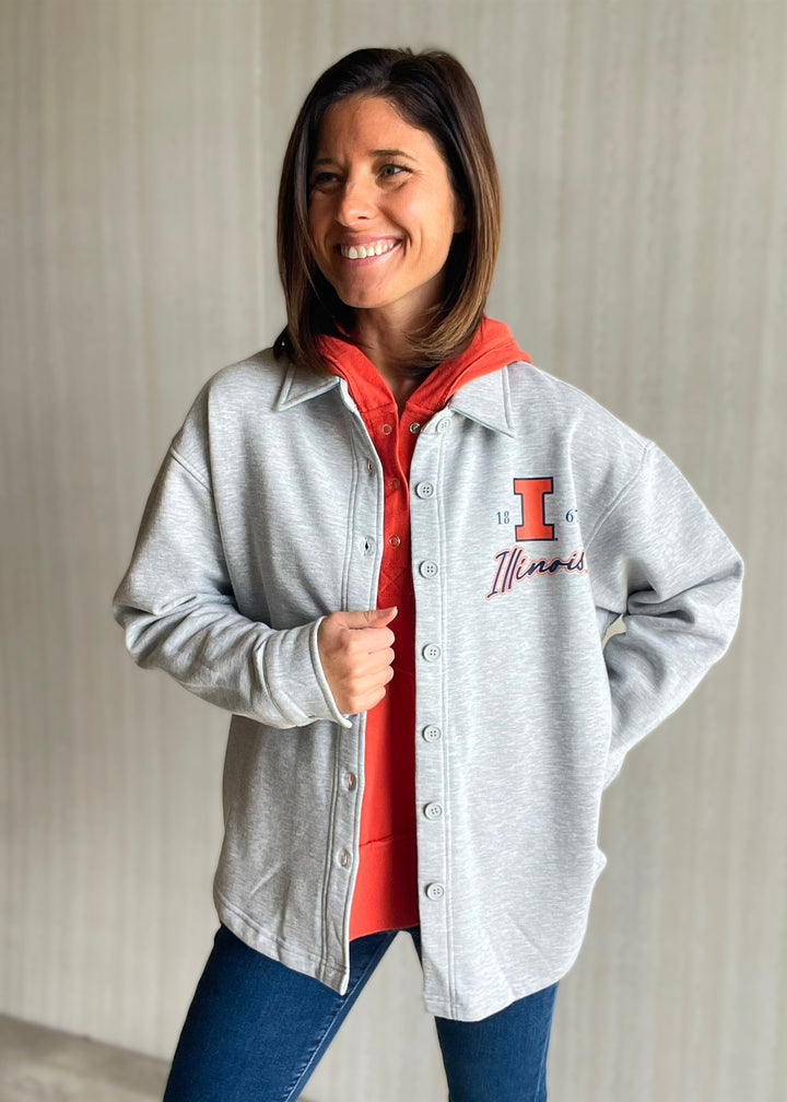 Women's Illinois Shacket 2.0