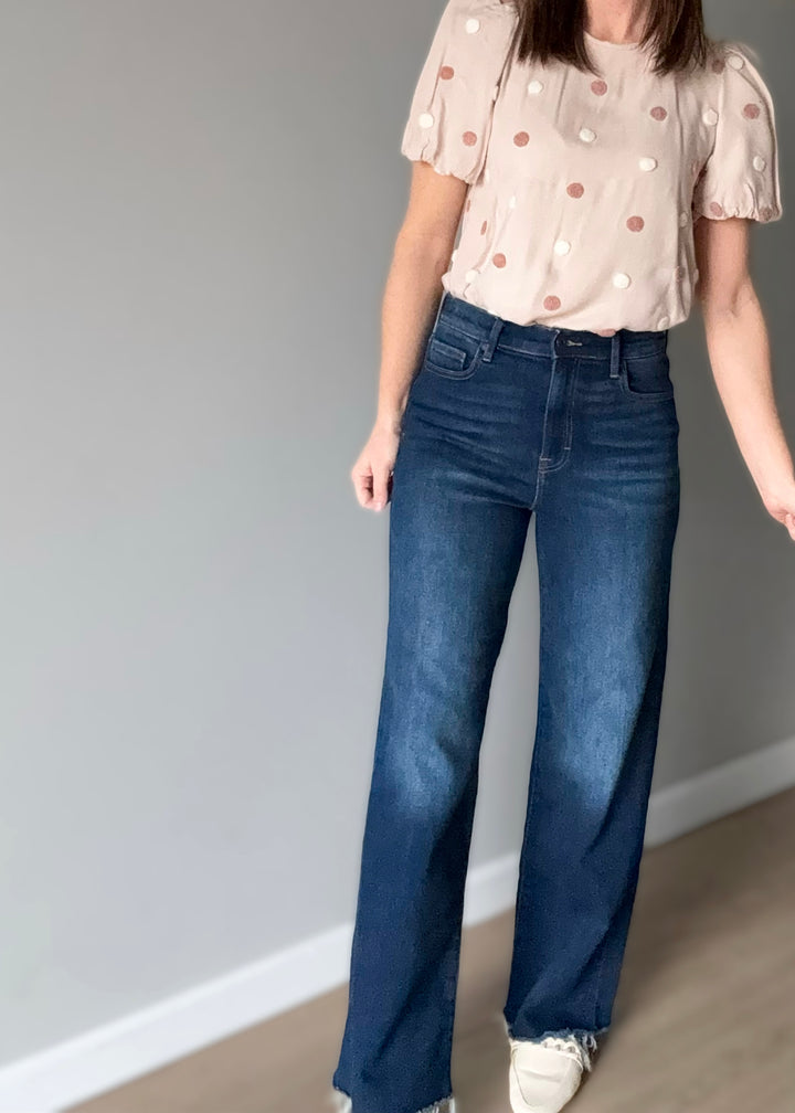 Hidden Brand - Women's Jeans - High Rise Dark Dad Jeans