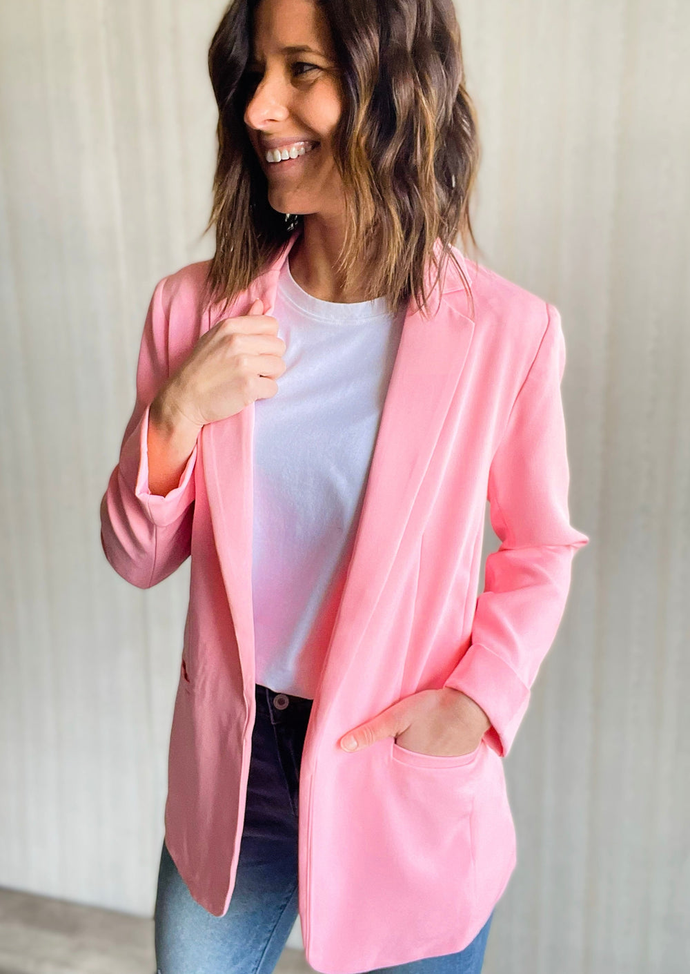 Women's Pink Blazer