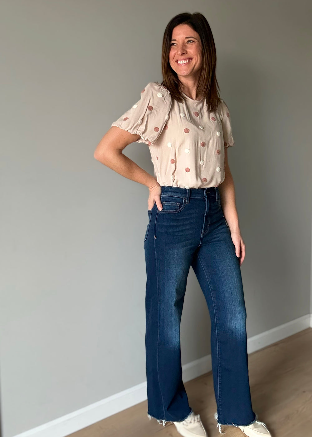 Hidden Brand - Women's Jeans - High Rise Dark Dad Jeans