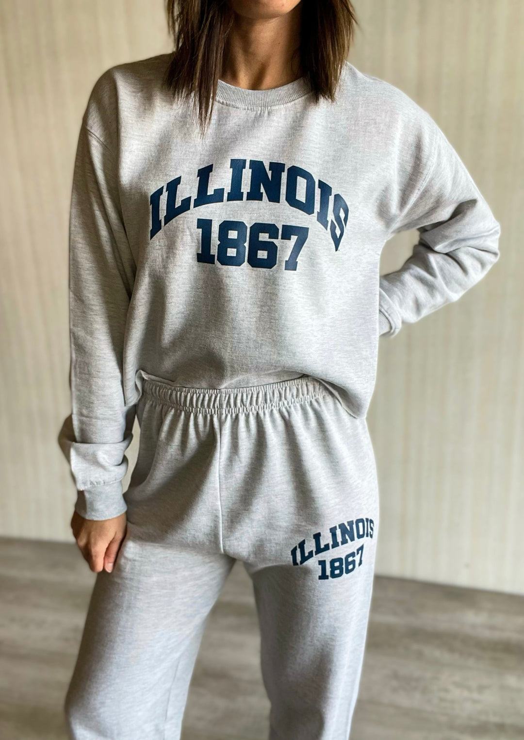 Women's Gray Illinois Sweatpants
