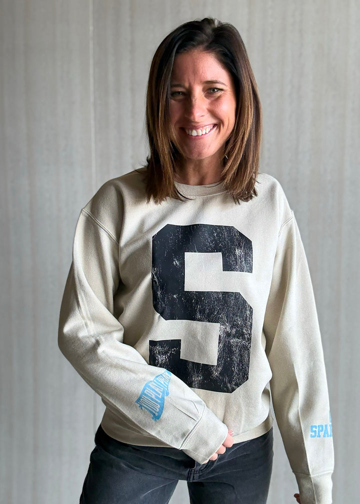“S” Spartan Cuff Sweatshirt 2.0