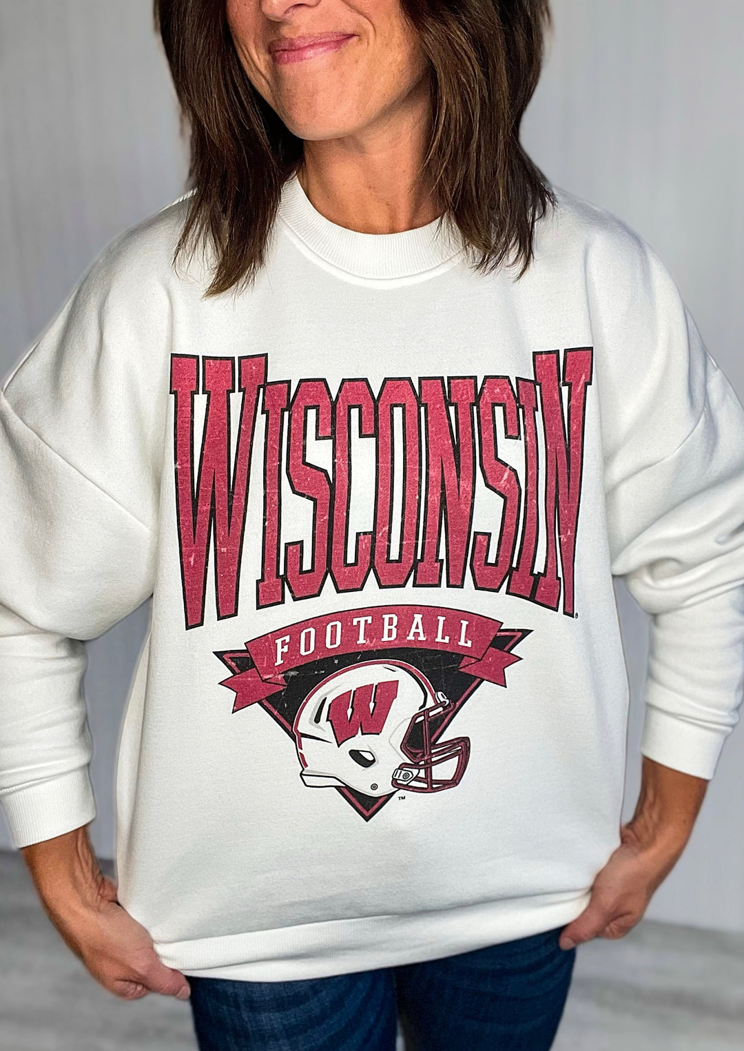Women's Wisconsin Badgers Football Sweatshirt