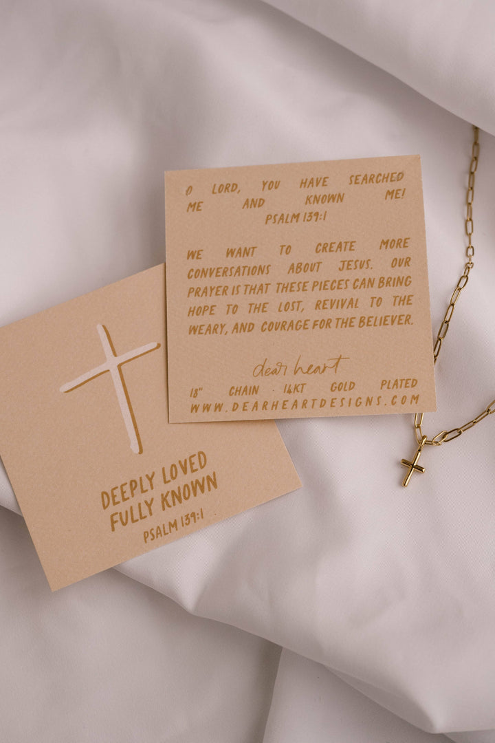 Deeply Loved Fully Known Charm Necklace I Christian Jewelry
