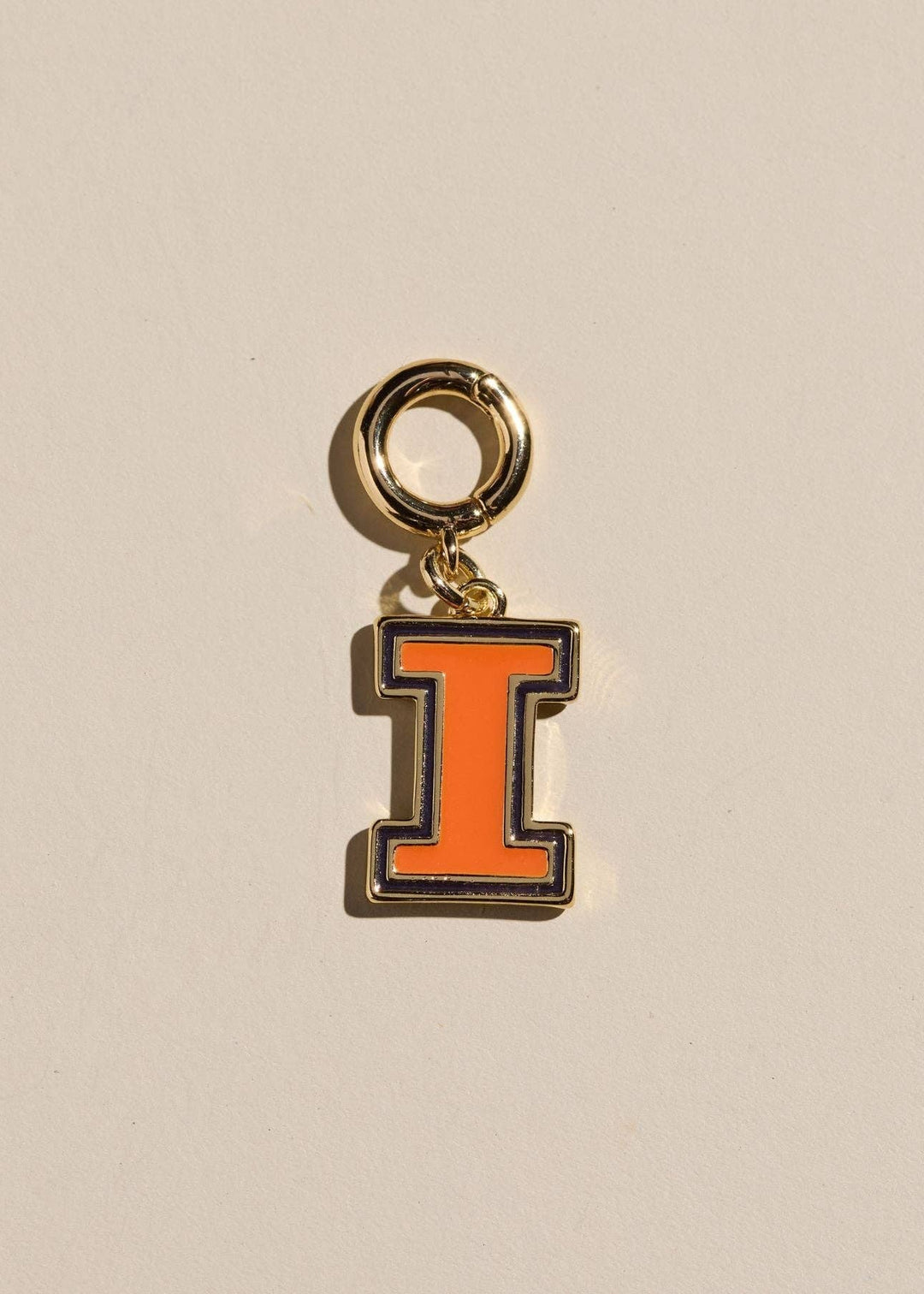 University of Illinois Enamel Charm