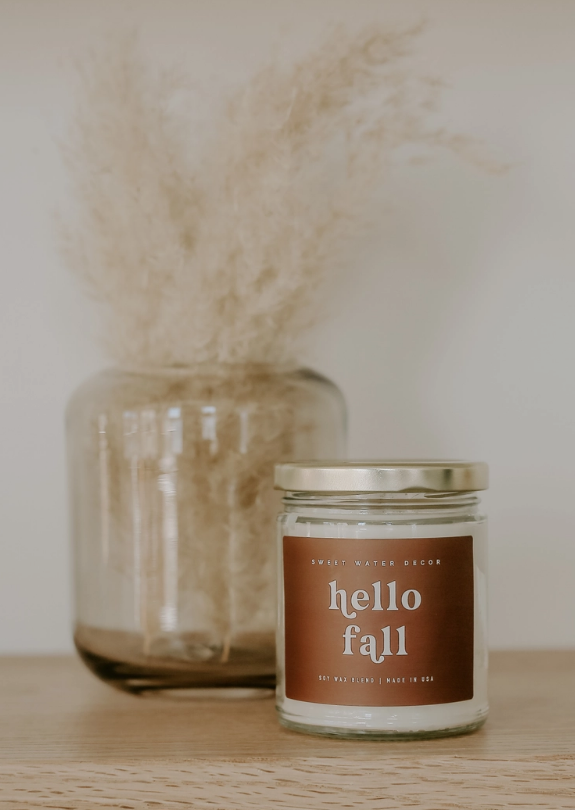 Sweet Water Decor Candles - Hello Fall Scent