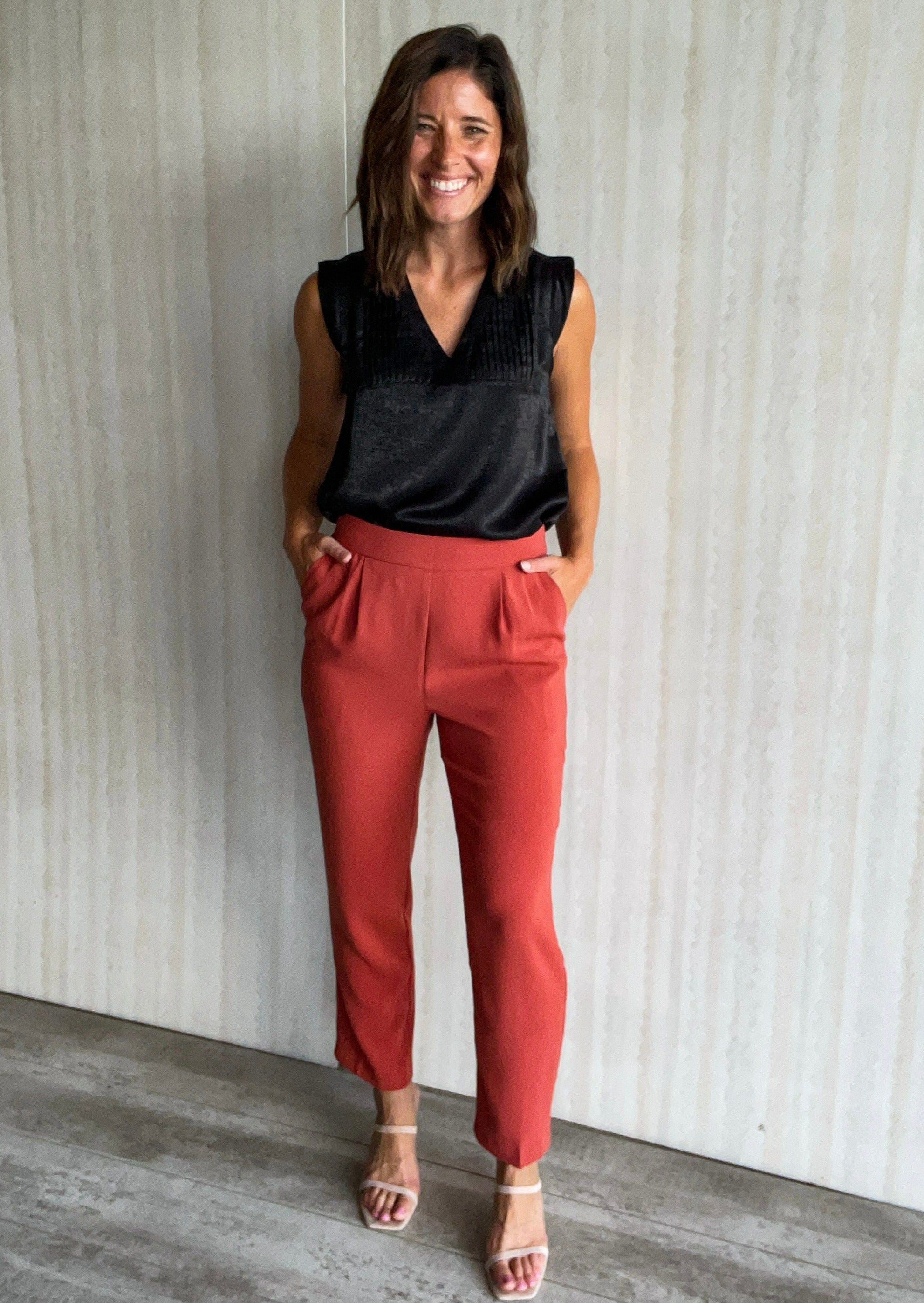 Beauty 'n Fashion: Terracotta linen pants – the good, the fab & the lovely
